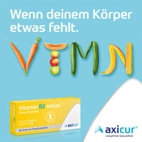 Vitamin B2 axicur® 10 mg Tabletten