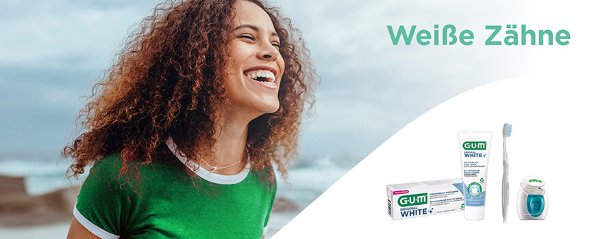 GUM Markenshop weisse zaehne Banner