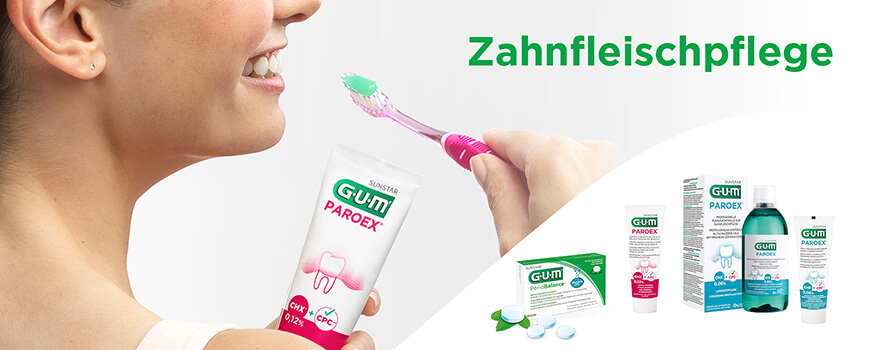 GUM Markenshop zahnfleischpflege Banner