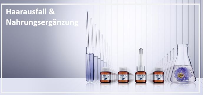 Phyto Haarausfall und Nahrungsergänzung Banner