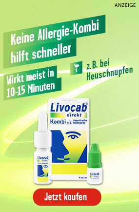 Livocab direkt Kombi – Augentropfen und Nasenspray