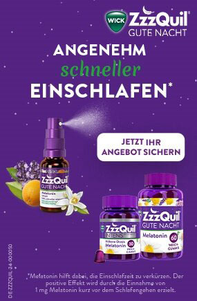 Wick ZzzQuil Weichgummis mit Melatonin zum Einschlafen