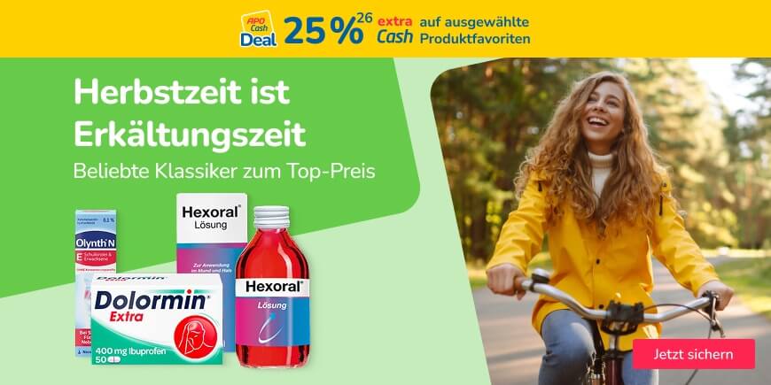 Herbstzeit ist Erkaeltungszeit - Beliebte Klassiker zum Top Preis