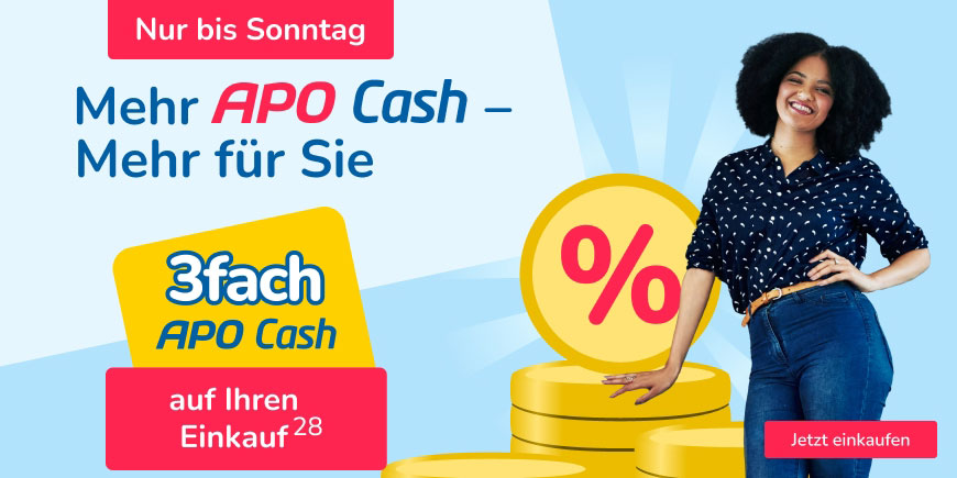 Nur für kurze Zeit! 3 % Basis APO Cash auf Ihren Einkauf