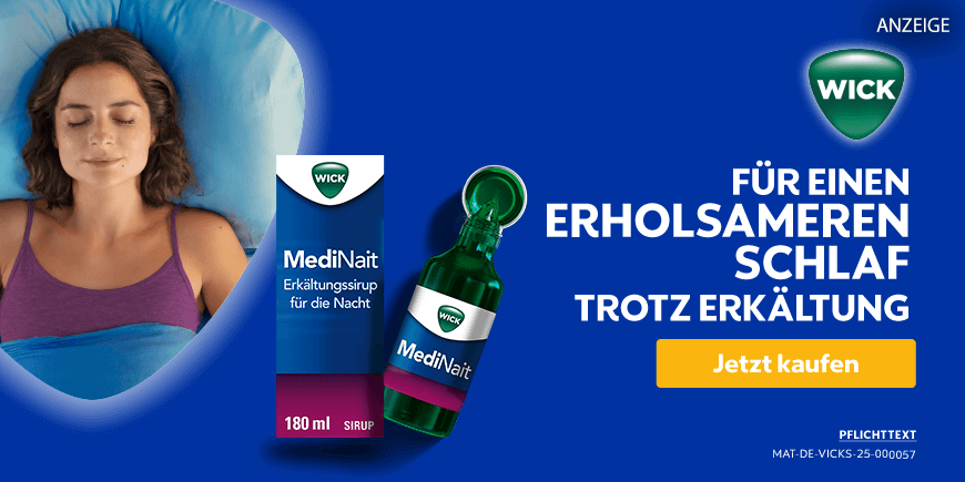 Wick MediNait - Für einen erholsamen Schlaf trotz Erkältung