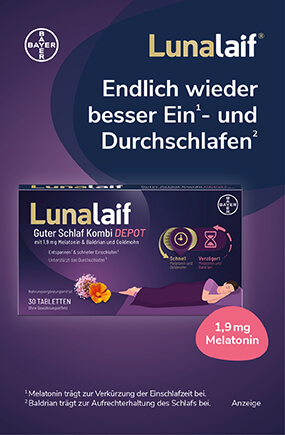 Lunalaif Endlich wieder besser Ein- und Durchschlafen