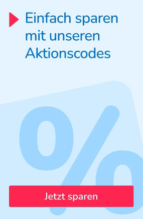 Extra sparen mit unseren Aktionscodes!