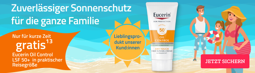 Sonnenschut mit gratis Eucerin Sun Oil Control