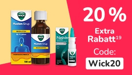 20 Prozent mit Wick20