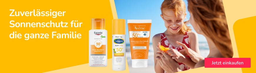 Sonnenschutz fuer die ganze Familie