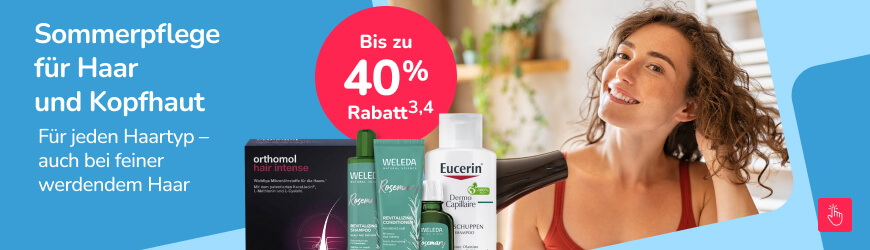 Sommerpflege fuer Kopfhaut und Haar