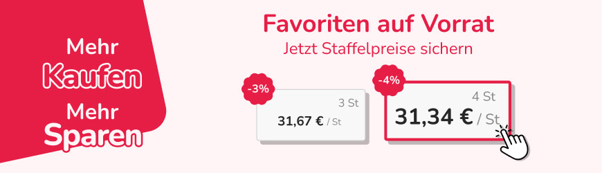 Mehr kaufen, mehr Sparen