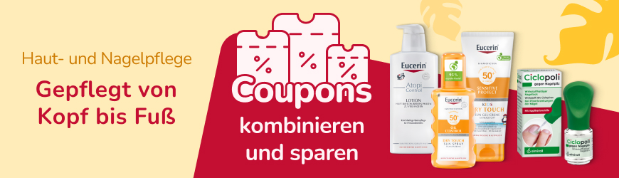 Haut- und Nagelpflege - Coupons kombinieren und sparen