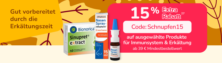 Gut vorbereitet durch die Erkaeltungszeit