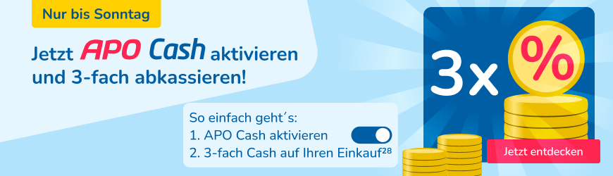 3 Fach APO Cash - Weitere Bedingungen siehe Fußnote 28