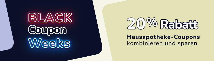 Black Coupon Weeks Hausapotheke- & Gesundheits-Coupons