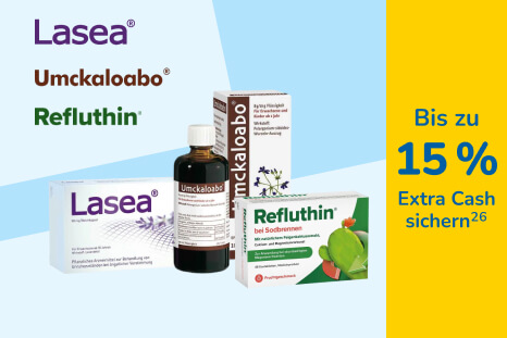 Umckaloabo, Lasea, Refluthin Deals