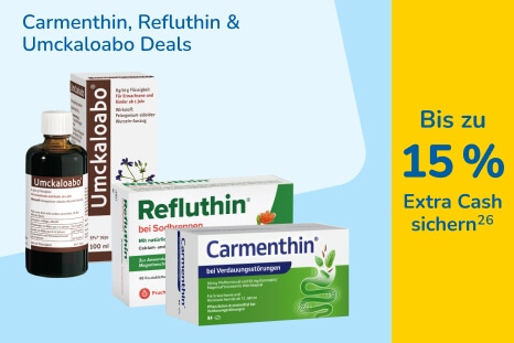 Umckaloabo Carmenthhin Refluthin Deals