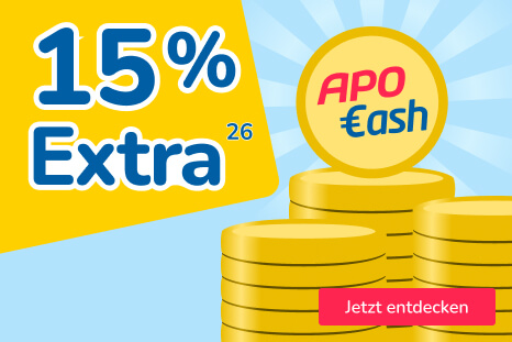 15 Prozent extra Cash
