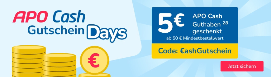 APO Cash Gutscheindays