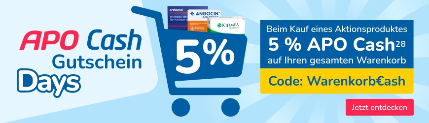 APO Cash Gutscheindays