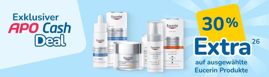 APO Cash - 30% Extra auf ausgewählte Eucerin Produkte