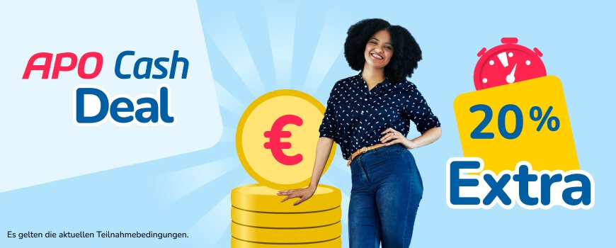 APO Cash Deals 20%