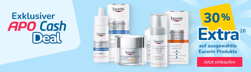 30% APO Cash auf ausgewaehlte Eucerin Produkte