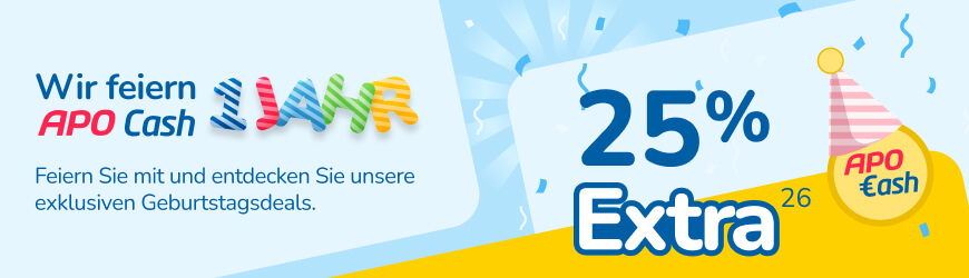 APO Cash Geburtstags Deals