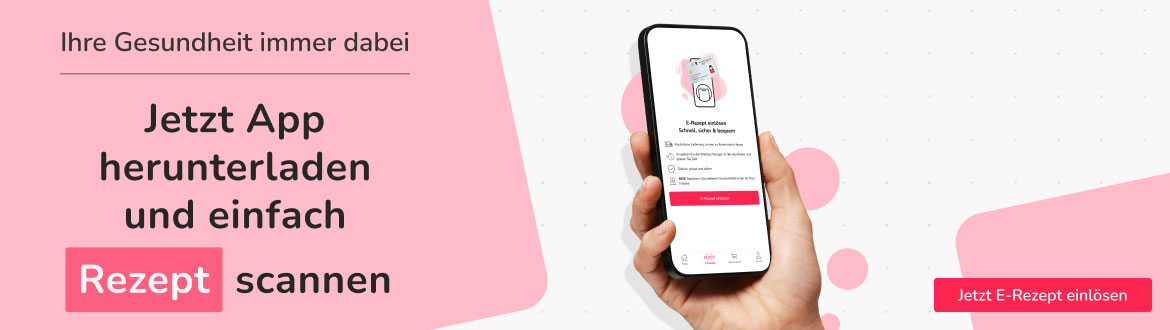 Jetzt die APONEO App herunterladen und Rezepte einfach und bequem einlösen.