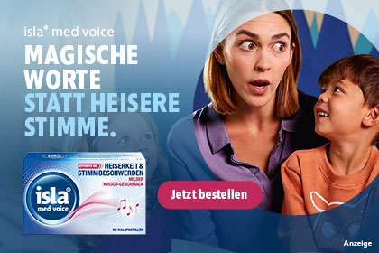 Isla Med Voice bei Heiserkeit