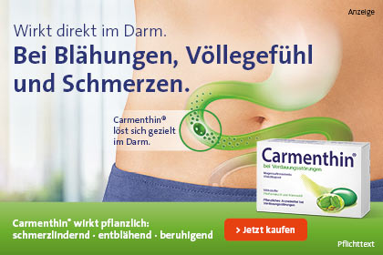 Carmentin Weichkapsel bei Verdauungsstörungen aus Ihrer Apotheke
