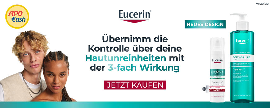 Eucerin Dermopure bei Hautunreinheiten, mit 3-fach Wirkung