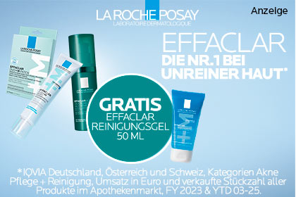 La Roche Posay Effaclar Duo + M Creme. Nur für kurze Zeit mit einem Reinigungsgel gratis dazu und nur solange der Vorrat reicht.