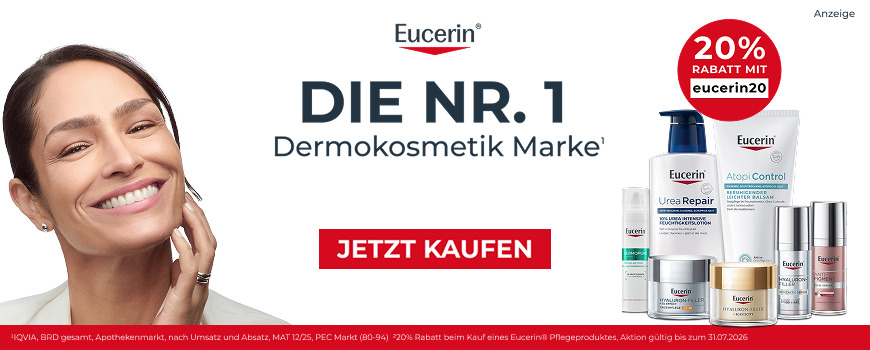 20 % Rabatt mit Eucerin20