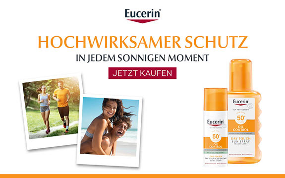 Eucerin Sun – Sonnenschutz-Produkte für jeden Hauttyp