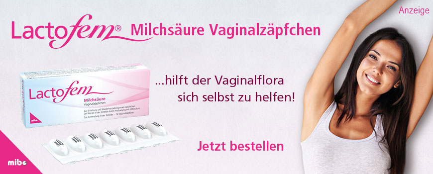 Lactofem Milchsäure Vaginalzäpfchen