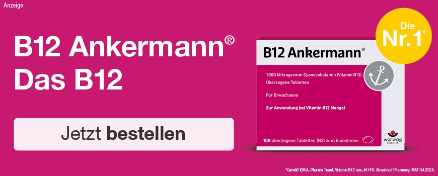 B12 Ankermann 1000 µg Vitamin B12 Tabletten hochdosiert