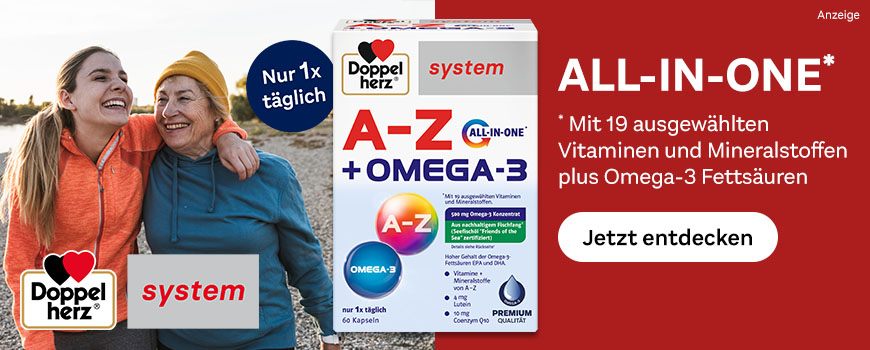 Doppelherz A-Z Omega-3 all-in-one system Kapseln