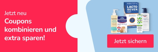 Jetzt neu - Coupons kombinieren und extra sparen