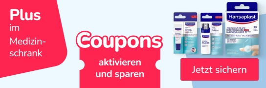 20 % Gutschein für ausgewählte Hansaplast Produkte mit Code Hp20 – Weitere Bedingungen unter Fußnote 21