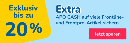 Jetzt 20 % Extra APO Cash auf viele Frontline- und Frontpro-Artikel sichern