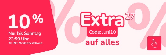 10 % Rabatt mit Code Juni10 - Weitere Bedingungen siehe Fußnote 27