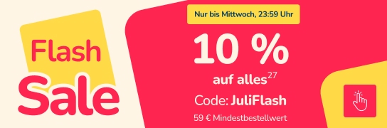 10 % Extra-Rabatt auf alles - Weitere Bedingungen siehe Fußnote 27