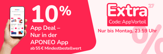 10 % Extra-Rabatt nur in der APONEO App. Weitere Bedingungen unter Fußnote 27