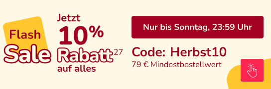 10 % Extra-Rabatt auf alles - Weitere Bedigungen siehe Fußnote 27