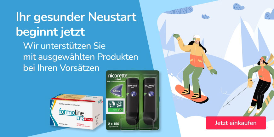 Fit ins neue Jahr starten! Wir unterstützen Sie dabei mit ausgewählten Produkten und extra Rabatten.