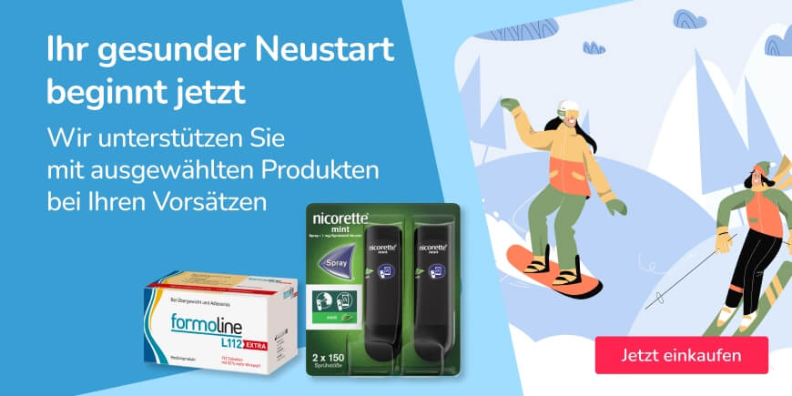 Fit ins neue Jahr starten! Wir unterstützen Sie dabei mit ausgewählten Produkten und extra Rabatten.