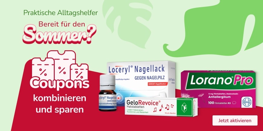 Praktische Alltagshelfer für den Sommer - Jetzt Coupons kombinieren und sparen
