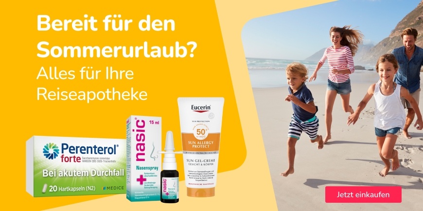 Bereit für den Sommerurlaub? Ihre Reiseapotheke für unterwegs